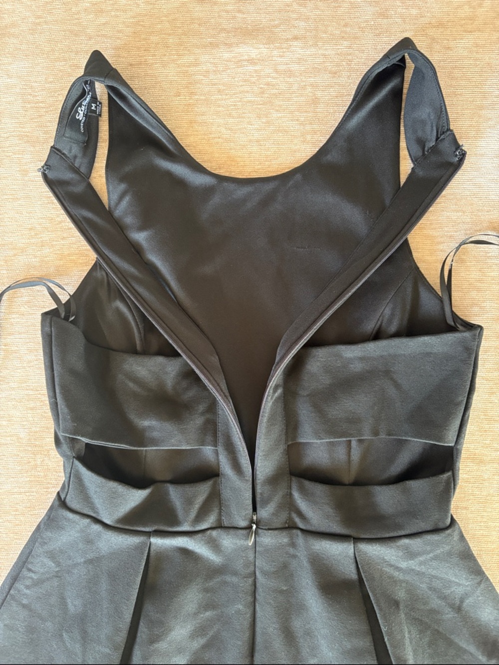 Lulu's Black Sleeveless Fit & Flare Mini Dress - Size M - Picture 6 of 8